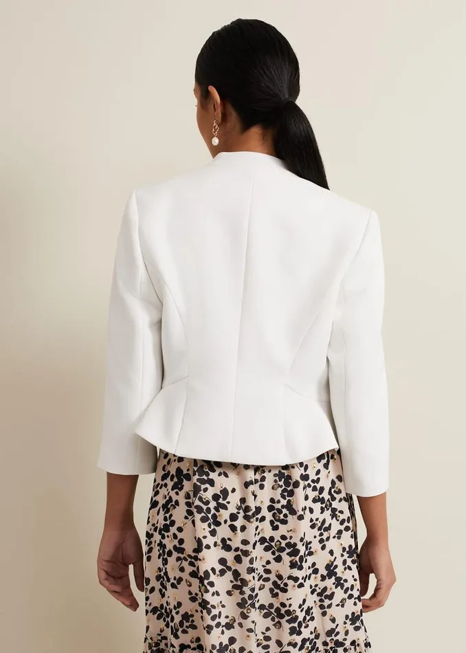 Phase Eight Jackets Petite Daisy Jacket Ivory 8211 Women