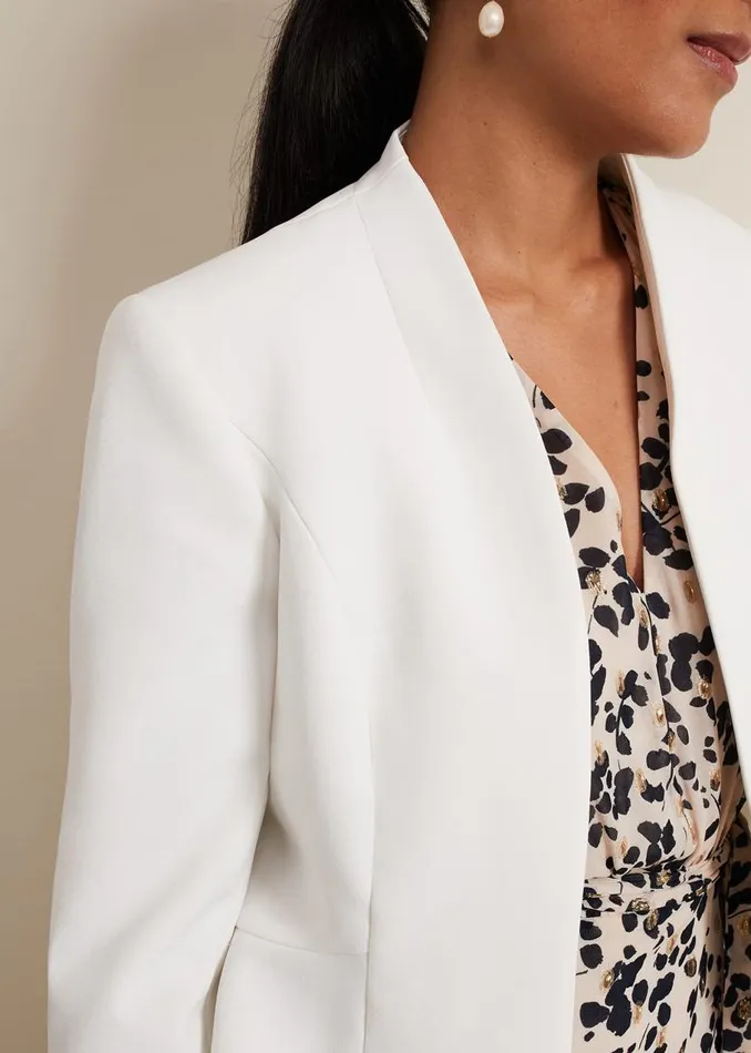 Phase Eight Jackets Petite Daisy Jacket Ivory 8211 Women