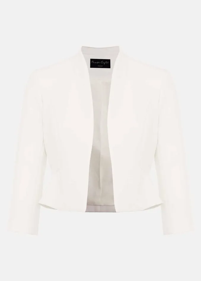 Phase Eight Jackets Petite Daisy Jacket Ivory 8211 Women