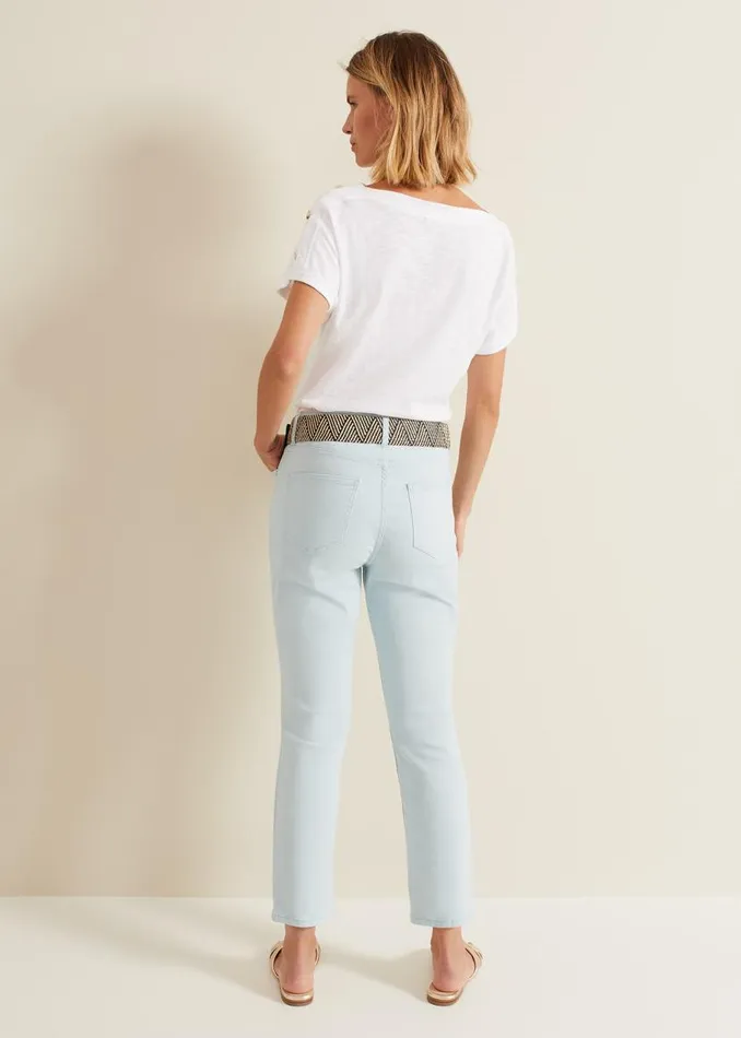Phase Eight Jeans Lindsey Cropped Straight Leg Jeans Blue 8211 Women