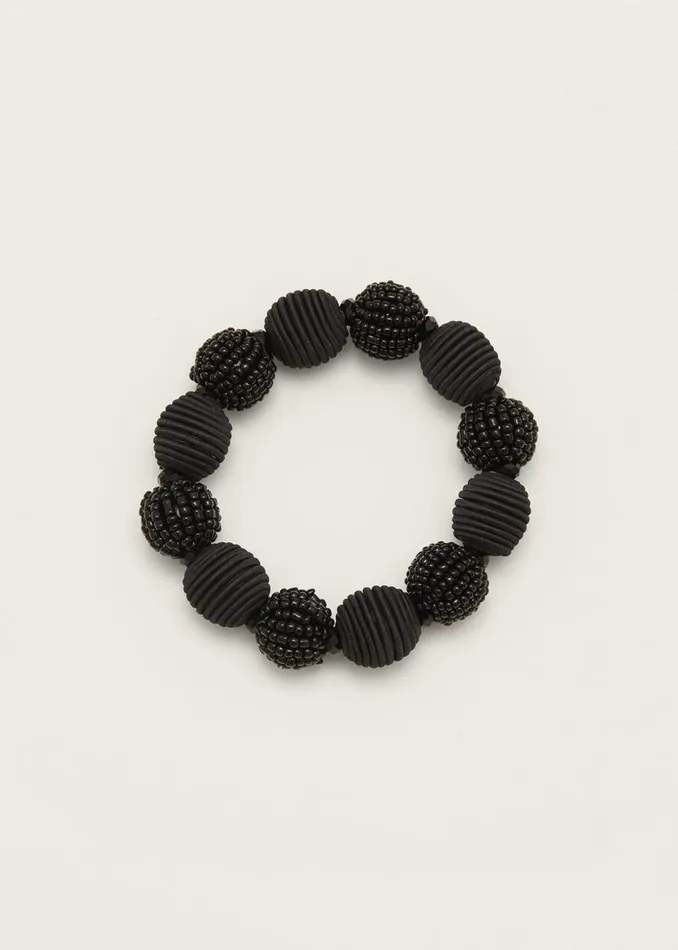 Phase Eight Jewellery Beaded Bracelet Black 8211 Women