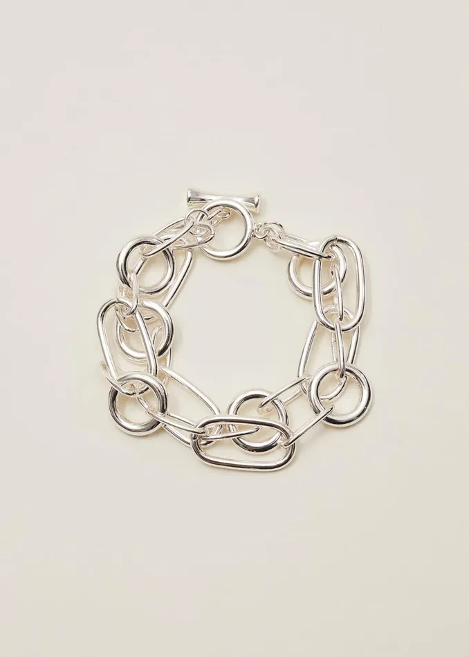 Phase Eight Jewellery Miranda Silver Large Chain Bracelet Silver 8211 Women