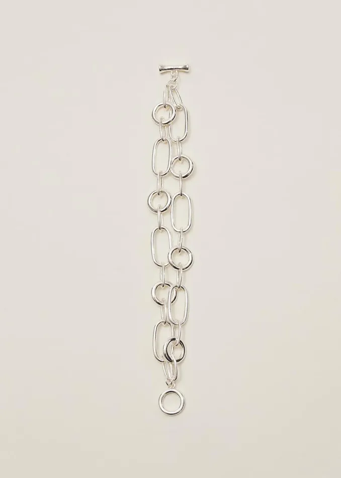 Phase Eight Jewellery Miranda Silver Large Chain Bracelet Silver 8211 Women