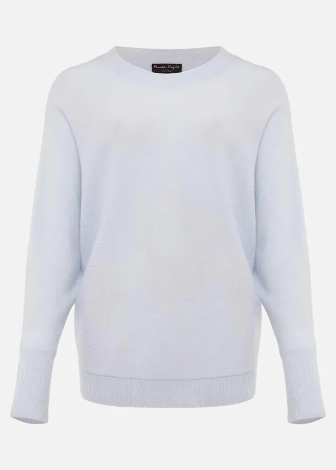 Phase Eight Knitwear Beatrice Cashmere Jumper Soft Blue 8211 Women