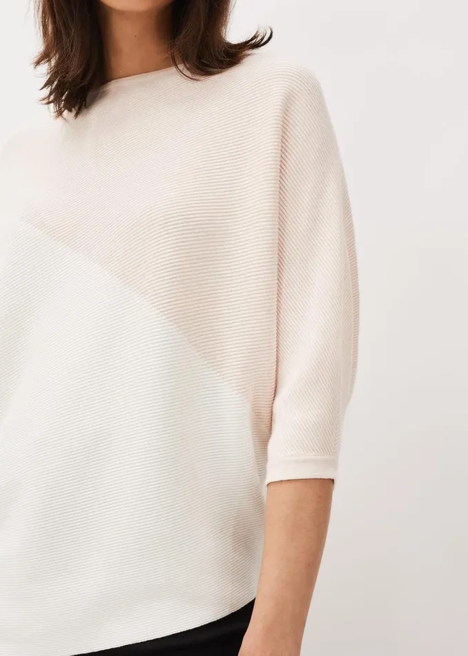 Phase Eight Knitwear Bethanie Colourblock Ribbed Asymmetric Hem Jumper Pale Pink 8211 Women Phase Eight Knitwear Bethanie Colourblock Ribbed Asymmetric Hem Jumper Pale Pink 8211 Women