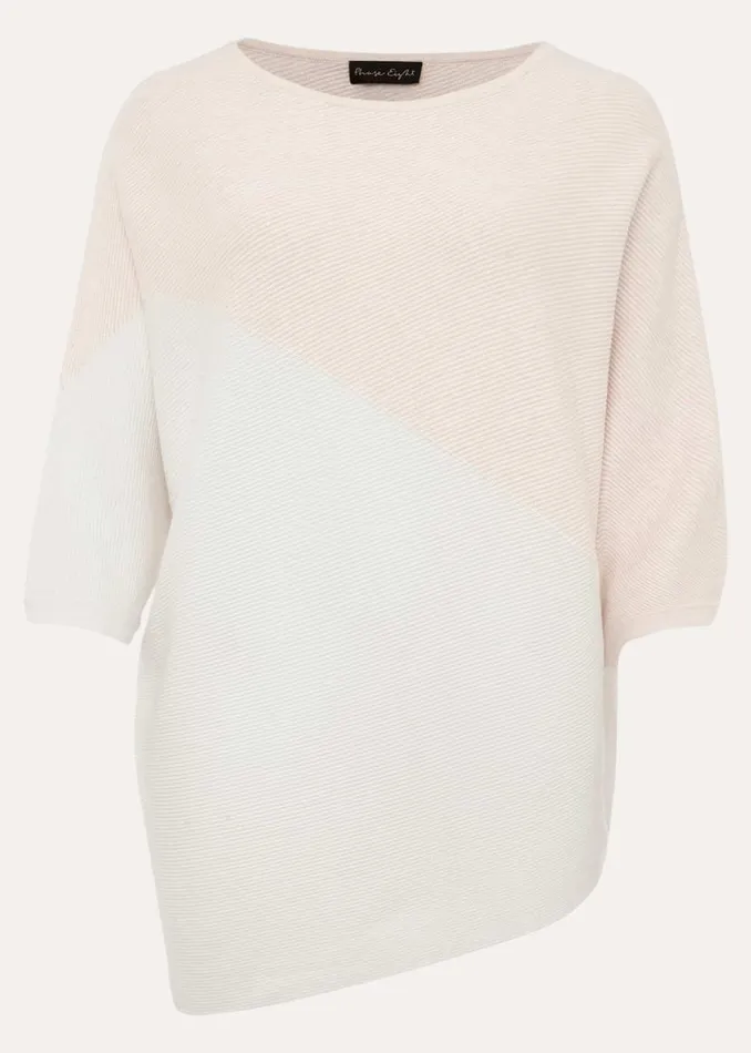 Phase Eight Knitwear Bethanie Colourblock Ribbed Asymmetric Hem Jumper Pale Pink 8211 Women Phase Eight Knitwear Bethanie Colourblock Ribbed Asymmetric Hem Jumper Pale Pink 8211 Women