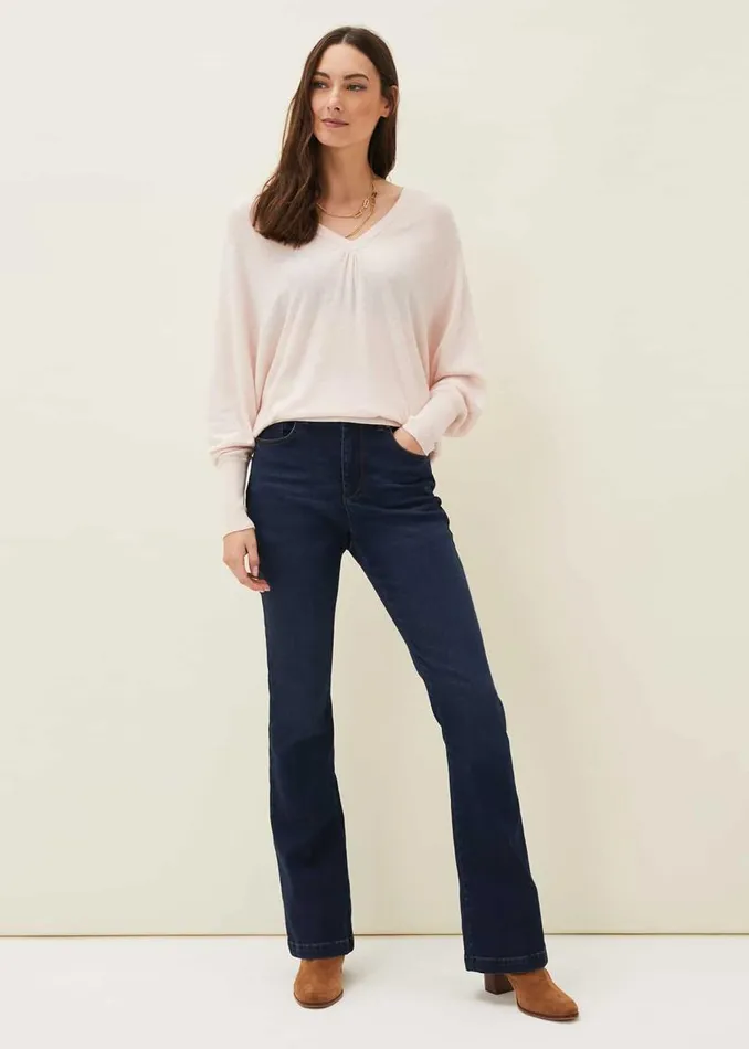 Phase Eight Knitwear Ellen Fine Knit Jumper Pale Pink 8211 Women