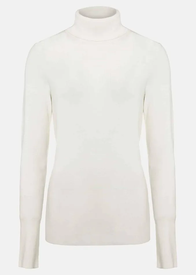 Phase Eight Knitwear Gwyneth Ivory Roll Neck Jumper Ivory 8211 Women
