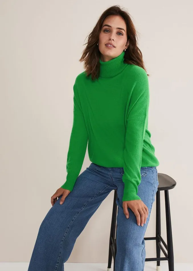 Phase Eight Knitwear Jemima Wool Cashmere Oversized Jumper Bright Green 8211 Women Phase Eight Knitwear Jemima Wool Cashmere Oversized Jumper Bright Green 8211 Women