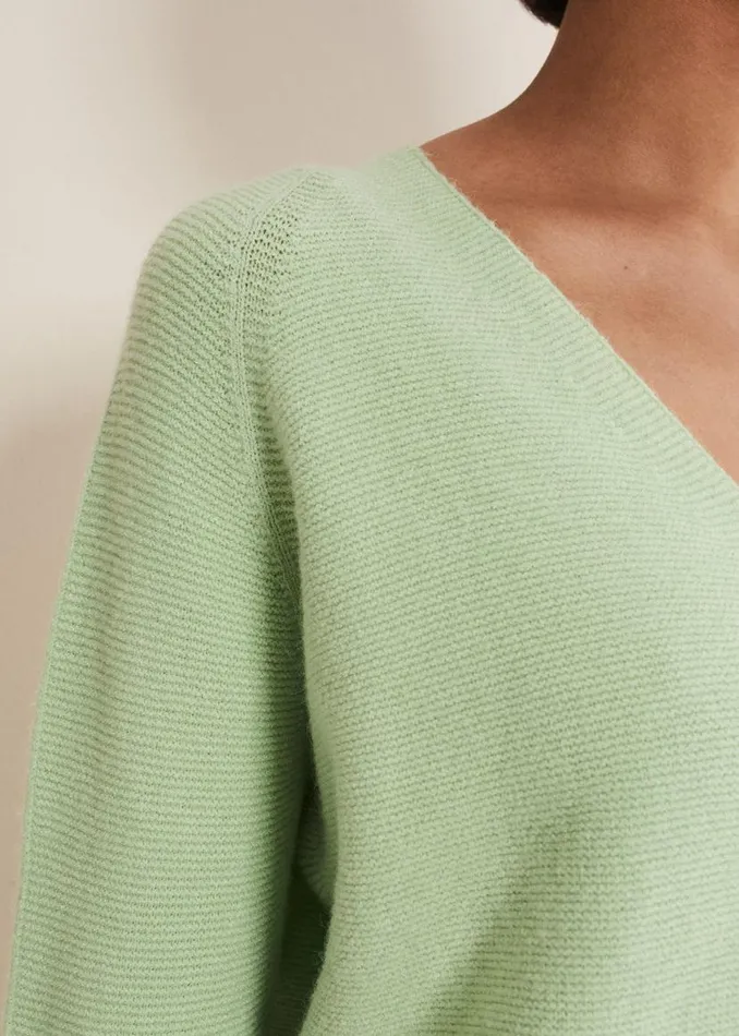 Phase Eight Knitwear Melissa VNeck Jumper Pistachio 8211 Women