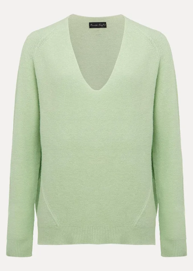 Phase Eight Knitwear Melissa VNeck Jumper Pistachio 8211 Women