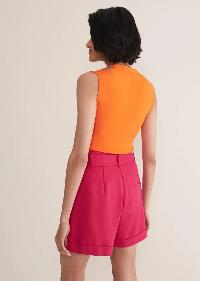 Phase Eight Knitwear Scarlett Knitted Top Orange 8211 Women