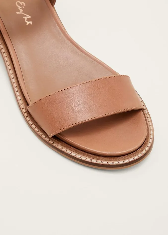 Phase Eight Sandals Flat Buckle Sandal Tan 8211 Women