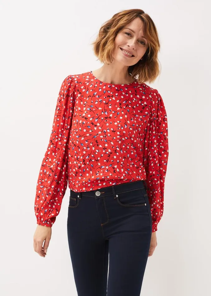 Phase Eight Shirts and Blouses Alexandra Ditsy Floral Print Blouse Redivory 8211 Women Phase Eight Shirts and Blouses Alexandra Ditsy Floral Print Blouse Redivory 8211 Women