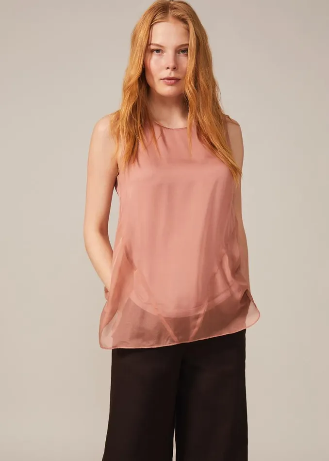 Phase Eight Shirts and Blouses Leowa Silk Blouse Blush 8211 Women