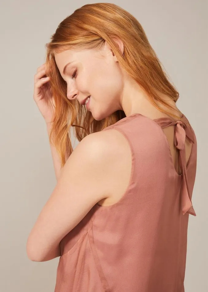 Phase Eight Shirts and Blouses Leowa Silk Blouse Blush 8211 Women