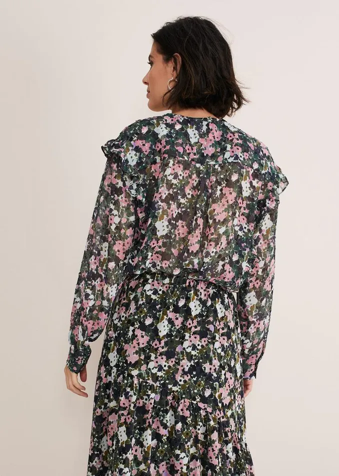 Phase Eight Shirts and Blouses Zowena Floral Chiffon Blouse Green Multi 8211 Women Phase Eight Shirts and Blouses Zowena Floral Chiffon Blouse Green Multi 8211 Women