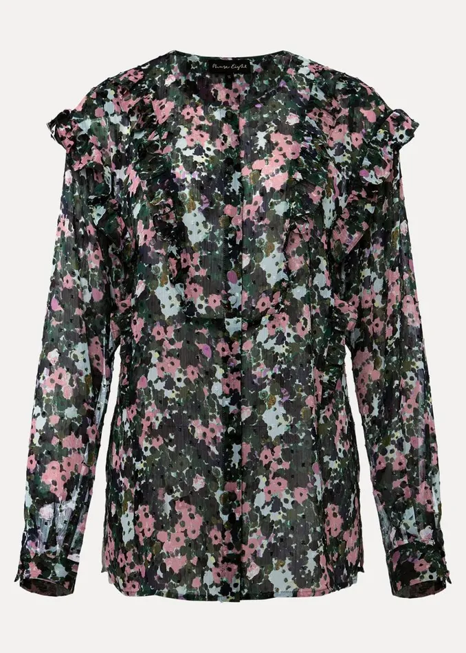 Phase Eight Shirts and Blouses Zowena Floral Chiffon Blouse Green Multi 8211 Women Phase Eight Shirts and Blouses Zowena Floral Chiffon Blouse Green Multi 8211 Women
