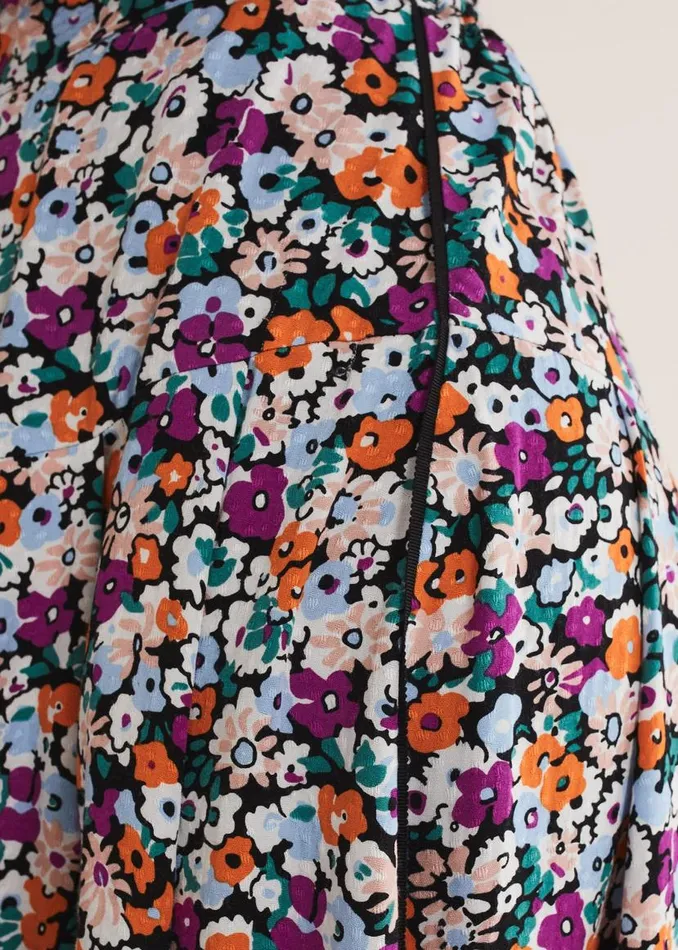 Phase Eight Skirts Mona Floral Tiered Skirt Multicoloured 8211 Women
