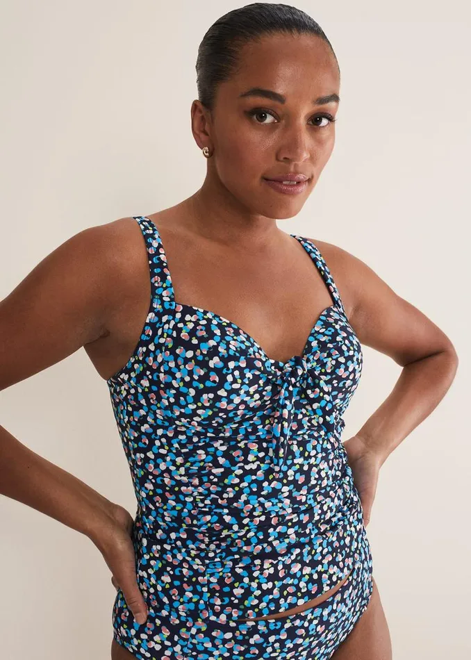 Phase Eight Swimwear Spotty Tankini Top Multicoloured 8211 Women