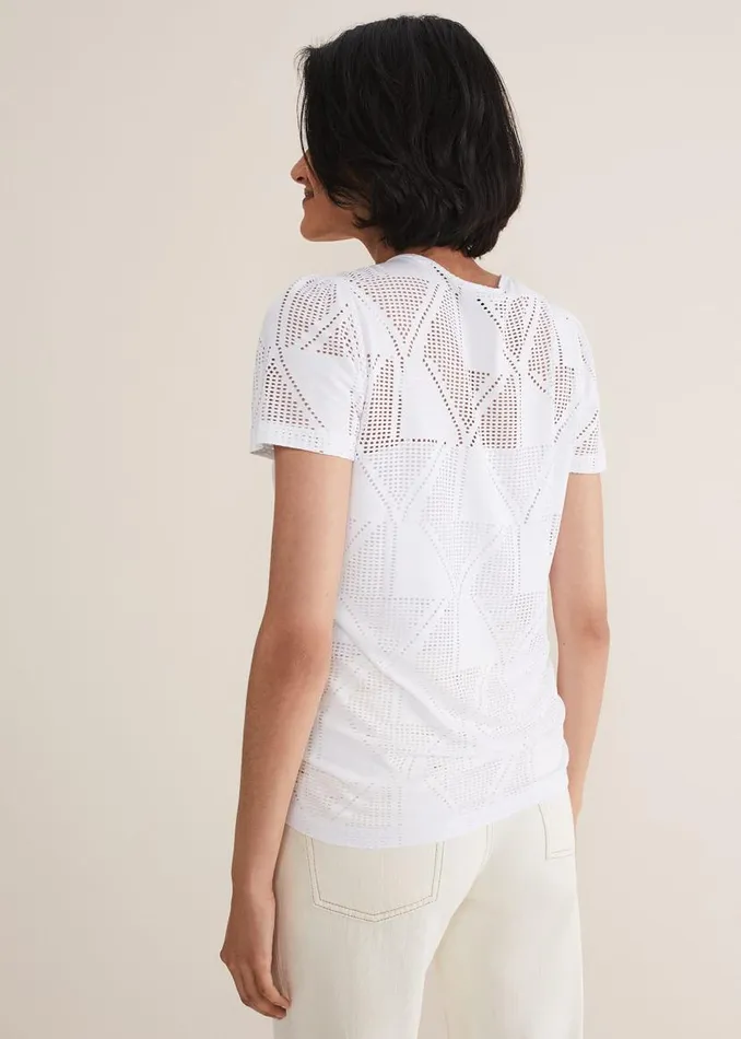 Phase Eight Tops and TShirts Gemima Ruched Front Top White 8211 Women