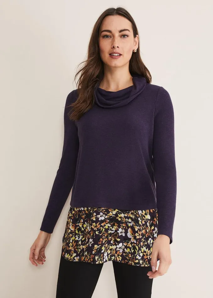 Phase Eight Tops and TShirts Heiley Double Layer Top Greenstone 8211 Women