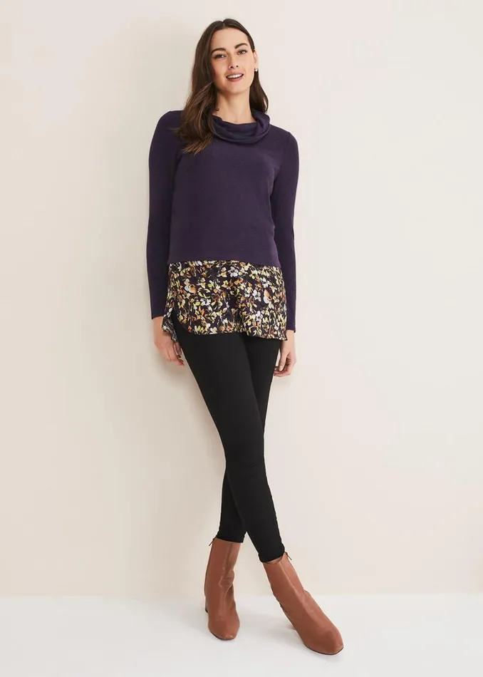 Phase Eight Tops and TShirts Heiley Double Layer Top Greenstone 8211 Women