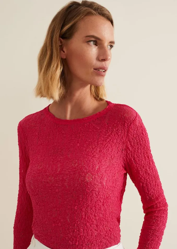 Phase Eight Tops and TShirts Lainey Pink Lace Top Pink 8211 Women