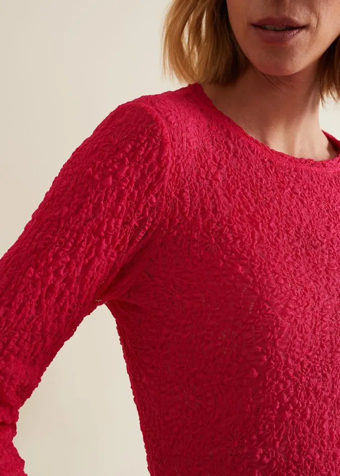 Phase Eight Tops and TShirts Lainey Pink Lace Top Pink 8211 Women