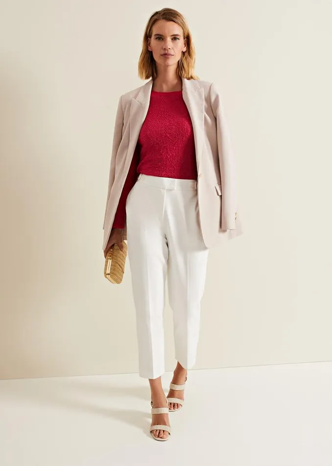 Phase Eight Tops and TShirts Lainey Pink Lace Top Pink 8211 Women