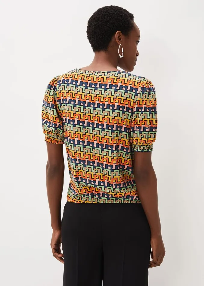 Phase Eight Tops and TShirts Milano Wrap Top Multicoloured 8211 Women