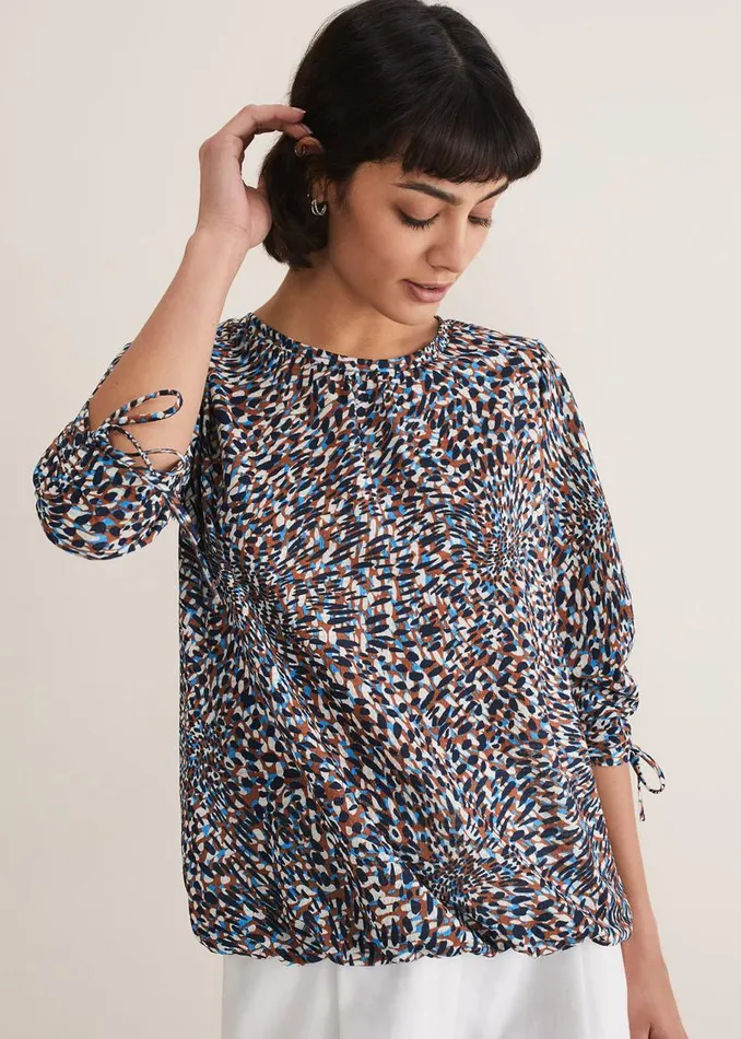Phase Eight Tops and TShirts Rosalind Printed Top Multicoloured 8211 Women