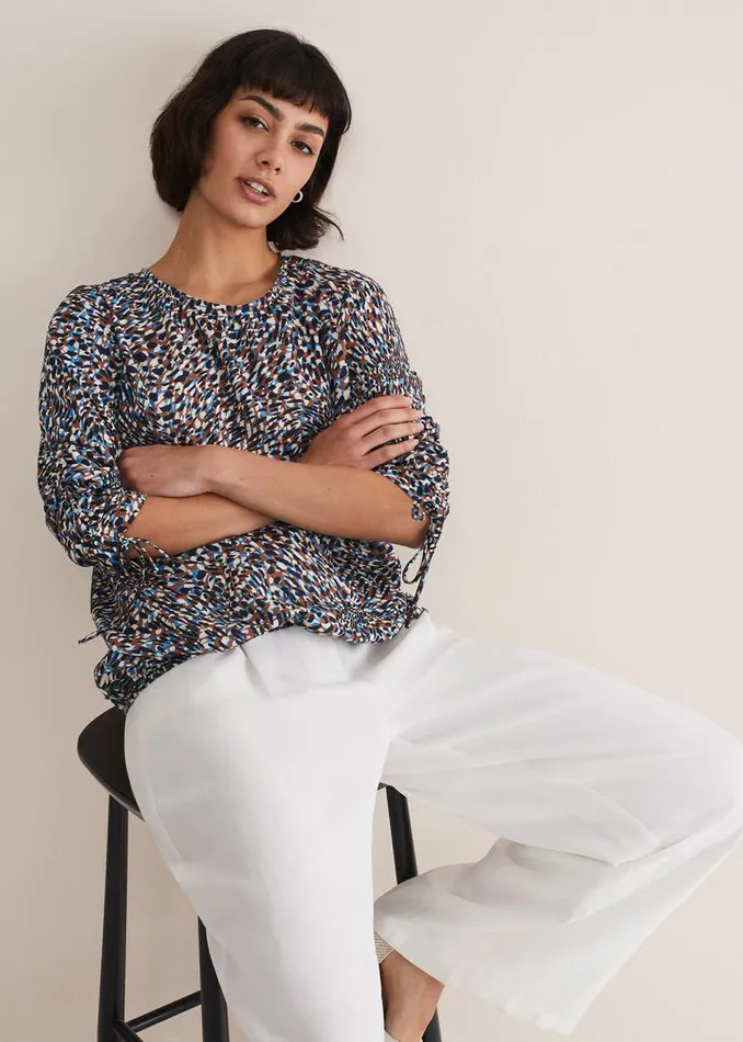 Phase Eight Tops and TShirts Rosalind Printed Top Multicoloured 8211 Women