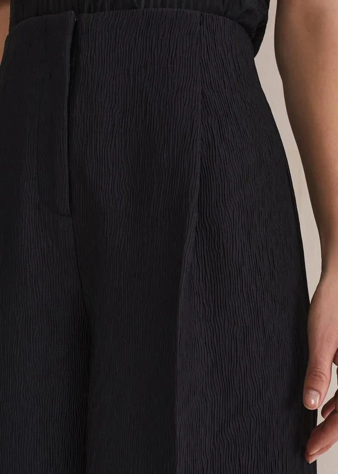 Phase Eight Trousers Audrea Black Wide Leg Culottes Black 8211 Women