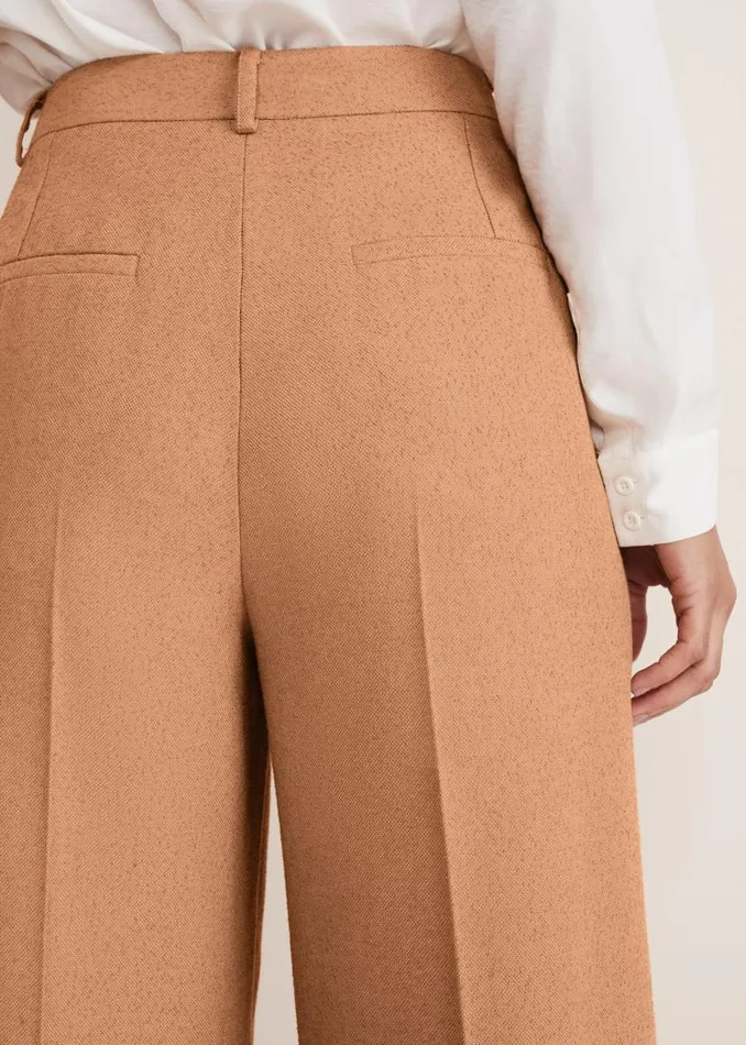 Phase Eight Trousers Dola Wide Leg Boucle Trouser Camel 8211 Women
