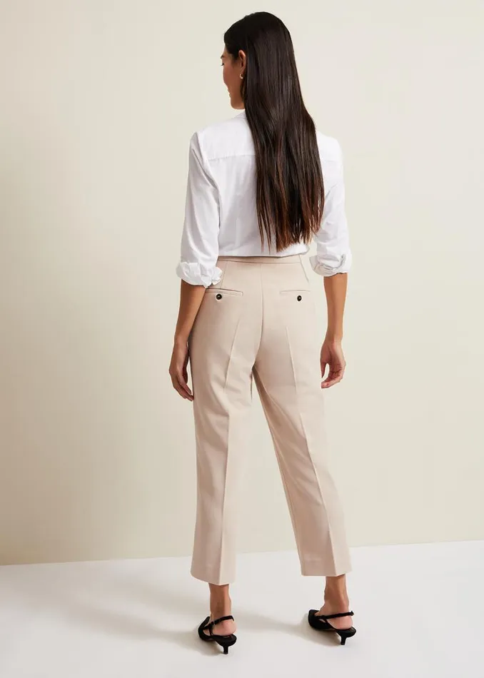 Phase Eight Trousers Everlee Crop Straight Leg Smart Trouser Stone 8211 Women Phase Eight Trousers Everlee Crop Straight Leg Smart Trouser Stone 8211 Women