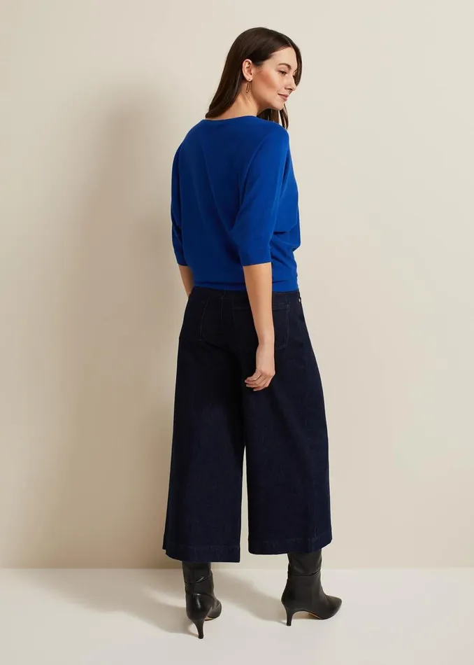 Phase Eight Trousers Leyla Dark Wash Denim Culotte Dark Wash 8211 Women