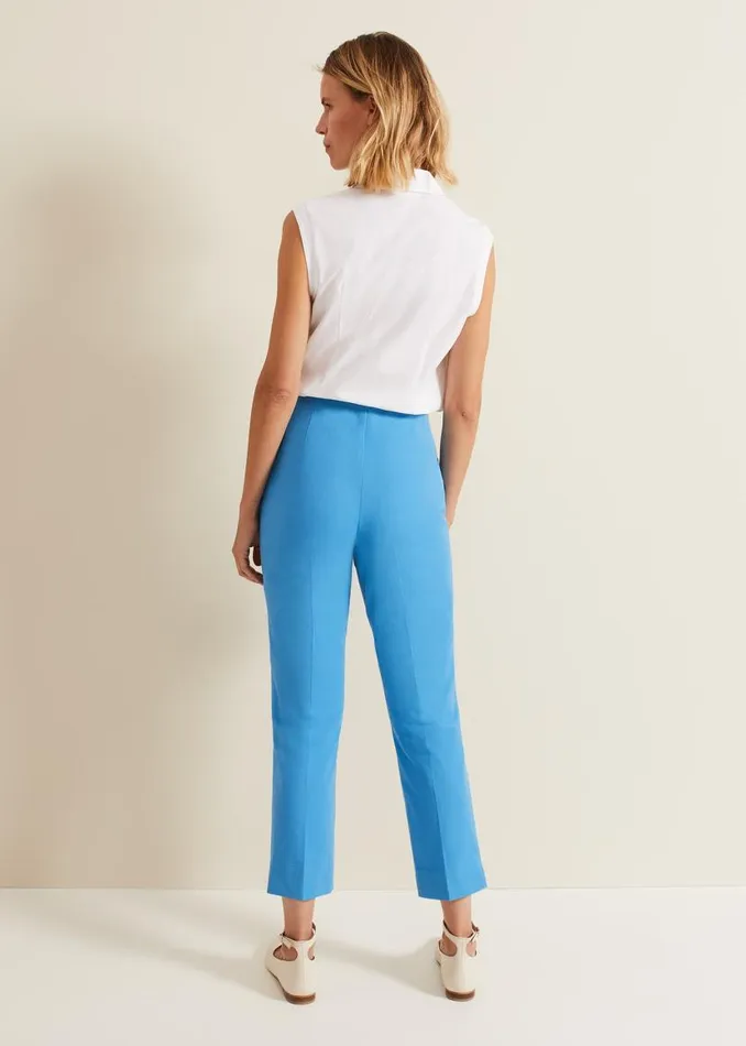 Phase Eight Trousers Miah Stretch Capri Trousers Blue 8211 Women