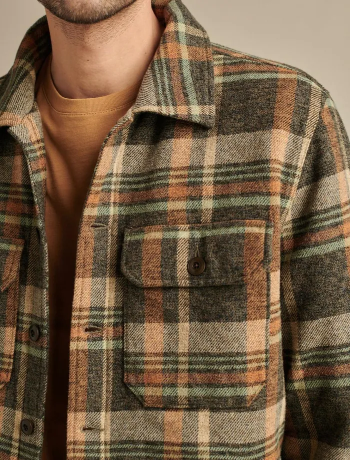 Plaid Shirt Jacket Plaid Multi Men Lucky Brand Jackets and Outerwear