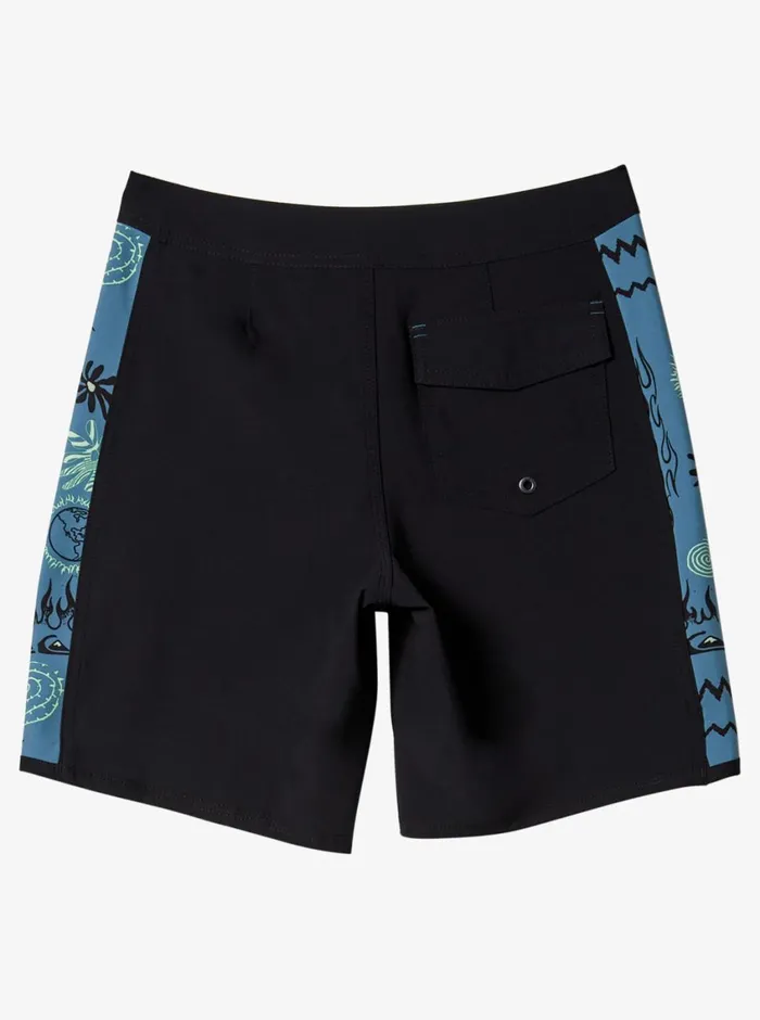 Quiksilver 816 Surfsilk Radical Arch 16034 Boardshorts Black Boys Shorts