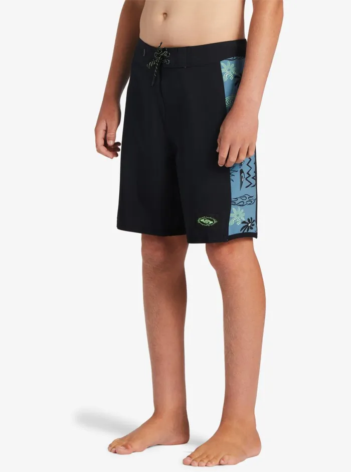Quiksilver 816 Surfsilk Radical Arch 16034 Boardshorts Black Boys Shorts