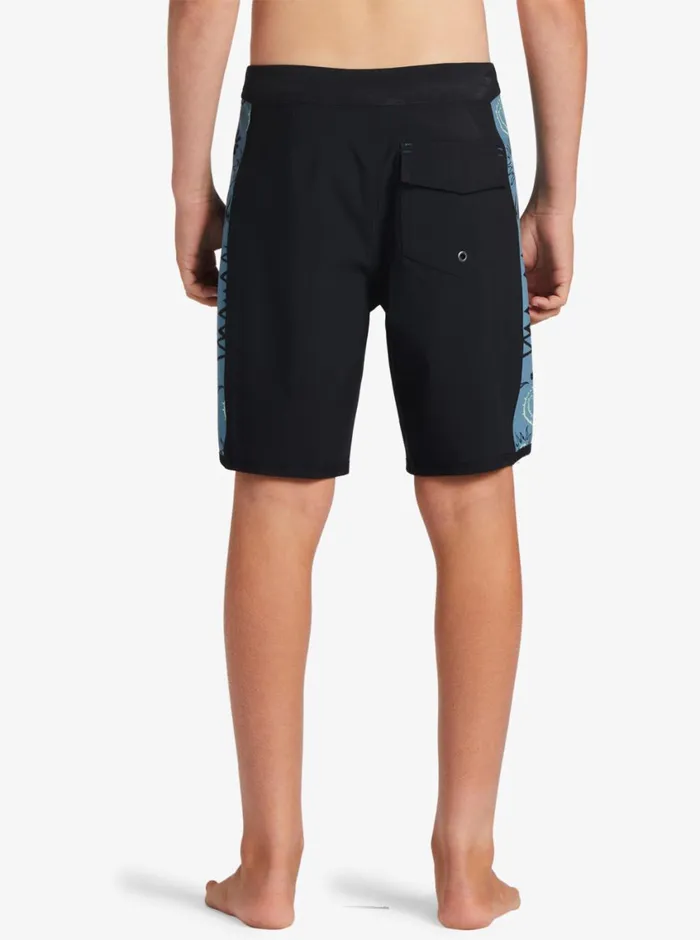 Quiksilver 816 Surfsilk Radical Arch 16034 Boardshorts Black Boys Shorts