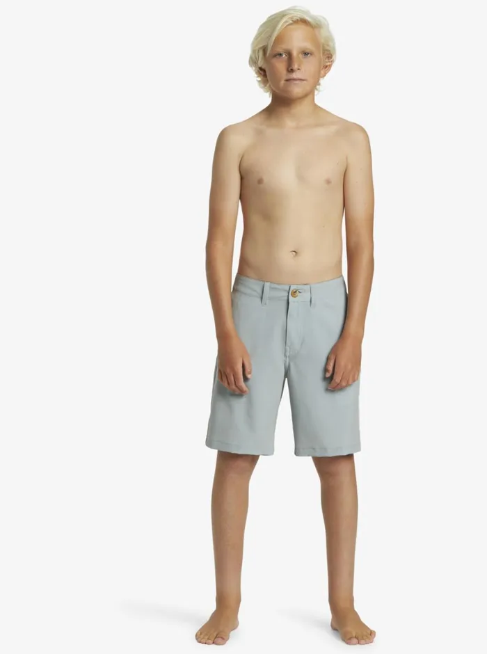 Quiksilver 816 Union Amphibian 17034 Hybrid Shorts Quarry Boys Shorts Quiksilver 816 Union Amphibian 17034 Hybrid Shorts Quarry Boys Shorts