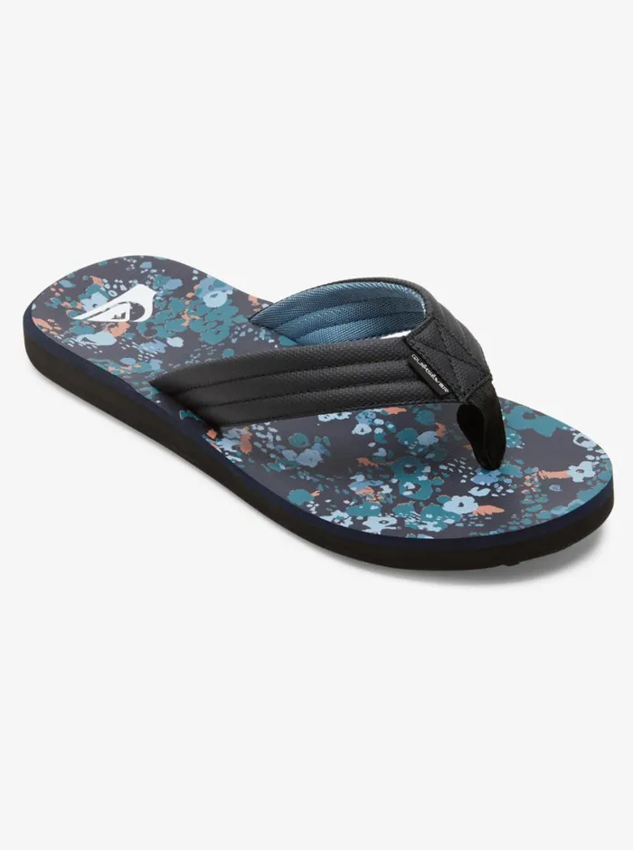 Quiksilver Carver Print Sandals Blue 8 Mens Sandals