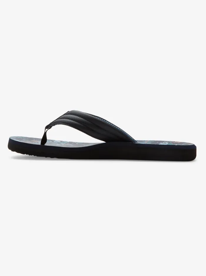 Quiksilver Carver Print Sandals Blue 8 Mens Sandals Quiksilver Carver Print Sandals Blue 8 Mens Sandals