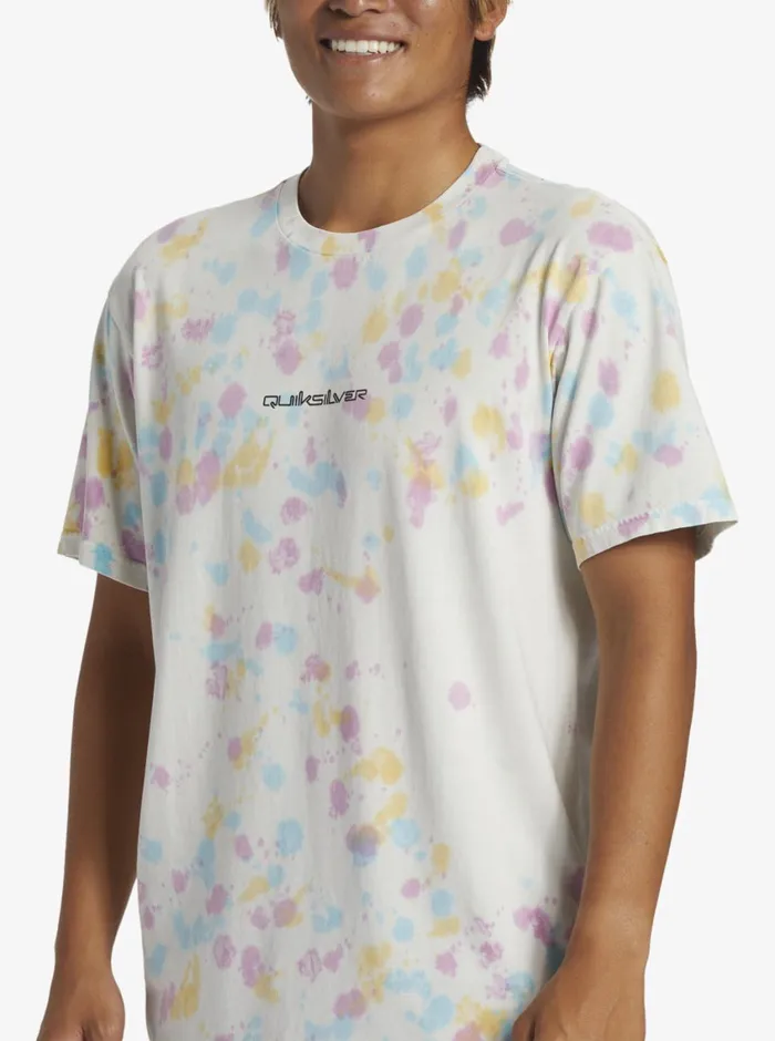 Quiksilver Cosmic Cloud TShirt Snow White Mens Tees Quiksilver Cosmic Cloud TShirt Snow White Mens Tees