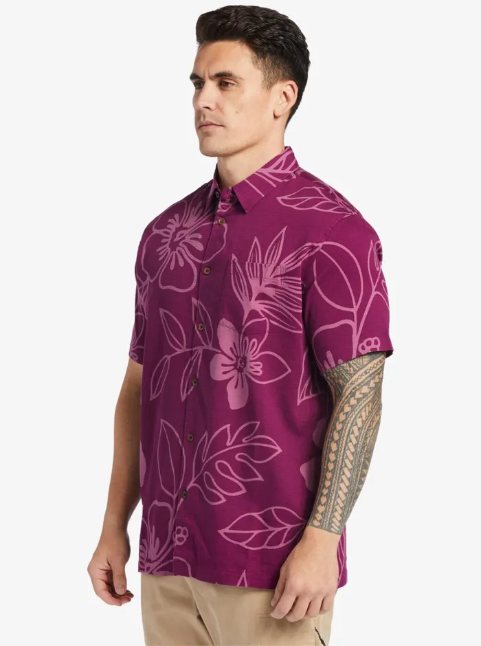Quiksilver Cruise Town Woven Shirt Magenta Cruise Town MensWaterman Shirts and Polos Quiksilver Cruise Town Woven Shirt Magenta Cruise Town MensWaterman Shirts and Polos