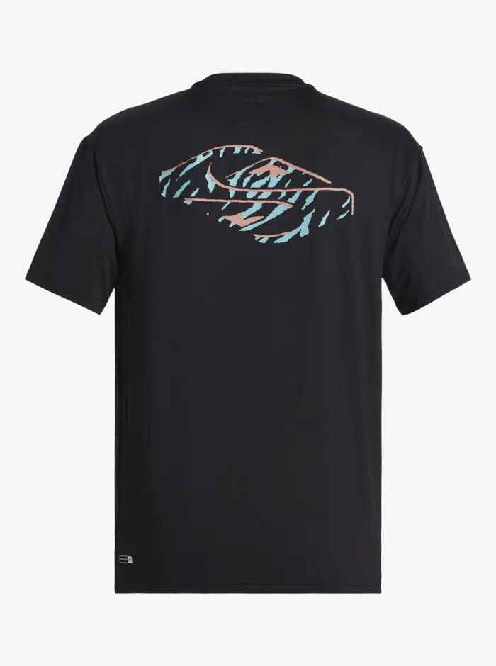 Quiksilver Everyday Surf Tee Blackwhite Mens Rashguards Quiksilver Everyday Surf Tee Blackwhite Mens Rashguards