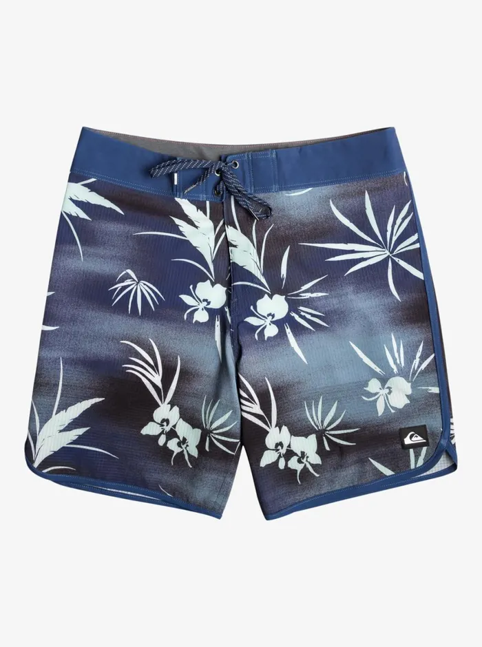 Quiksilver Highline Scallop 19034 Boardshorts Naval Accademy Mens Shorts and Amphibians