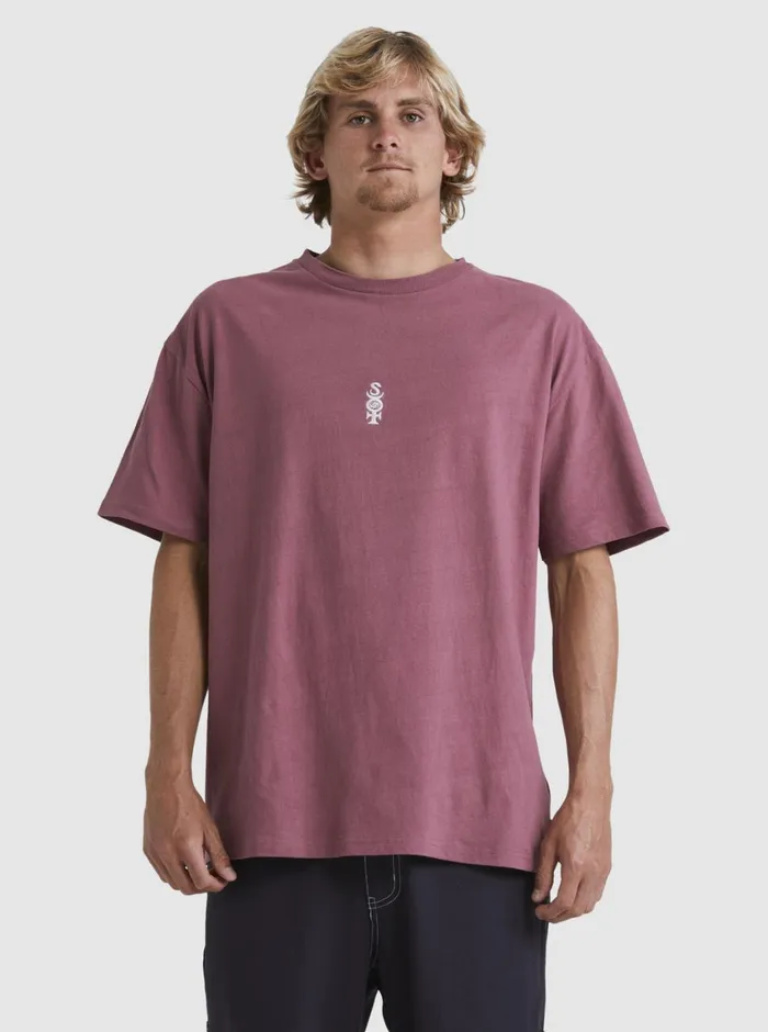 Quiksilver Mercury TShirt Crushed Berry Mens Tees